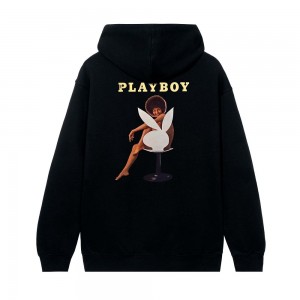 Black Men's Playboy October 1971 Darine Stern Cover Hoodies | PLBY-593046