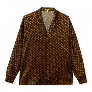 Brown Women's Playboy 1953 Zip-Up T-shirts | PLBY-592895