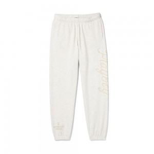 Heathered Oatmeal Women's Playboy Cowgirl - 6pcs Set Joggers | PLBY-592791