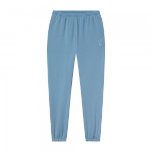 Light Blue Women's Playboy Bunny Dominatrix - 4pcs Set Joggers | PLBY-592797