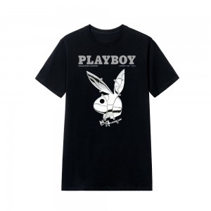 Men's Playboy Jan 1989 Cover T-shirts | PLBY-593113