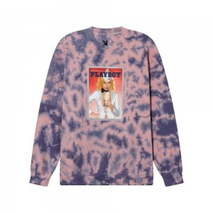 Men's Playboy May 1977 Cover Crewnecks | PLBY-593090