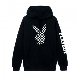 Men's Playboy Speed Racer Rabbit Head Hoodies | PLBY-593053