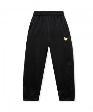 Olive Women's Playboy Logo Boyfriend Pants | PLBY-592822