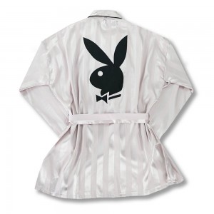 Pink Women's Playboy Long Sleeve Lounge Set Jackets | PLBY-592853
