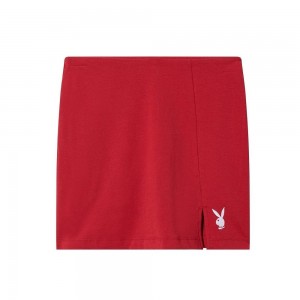 Red Women's Playboy Playmate of the YearPrint Joggers | PLBY-592798