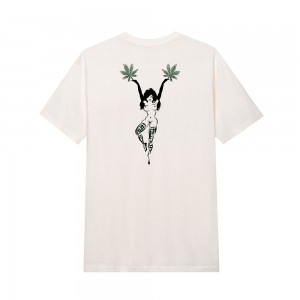 Vintage White Men's Playboy Team Femlin T-shirts | PLBY-593156