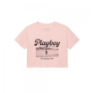 Women's Playboy Pride is Good Multi Tie Dye T-shirts | PLBY-592882