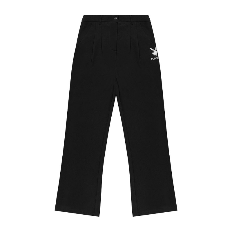 Anthracite Women\'s Playboy Tropicana Terry Pants | PLBY-592821