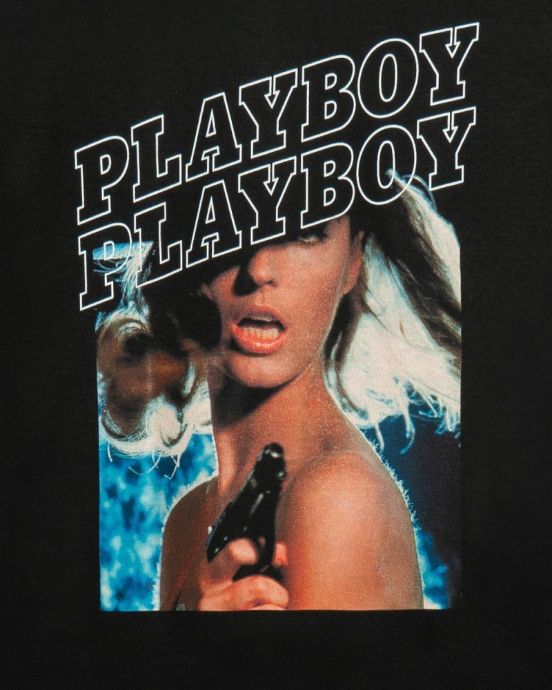 Black Men's Playboy Honey Ryder November 1965 Cover Crewnecks | PLBY-593030