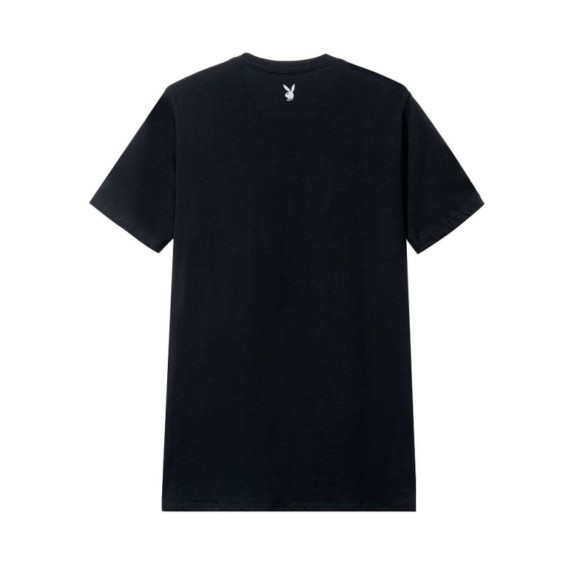 Black Men's Playboy Los Angeles T-shirts | PLBY-593141