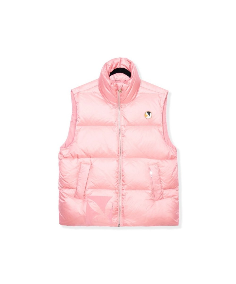 Black Men's Playboy N950PB Puffer Vest Jackets | PLBY-593069