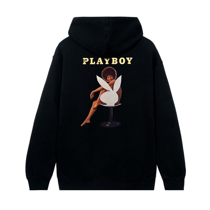 Black Men\'s Playboy October 1971 Darine Stern Cover Hoodies | PLBY-593046