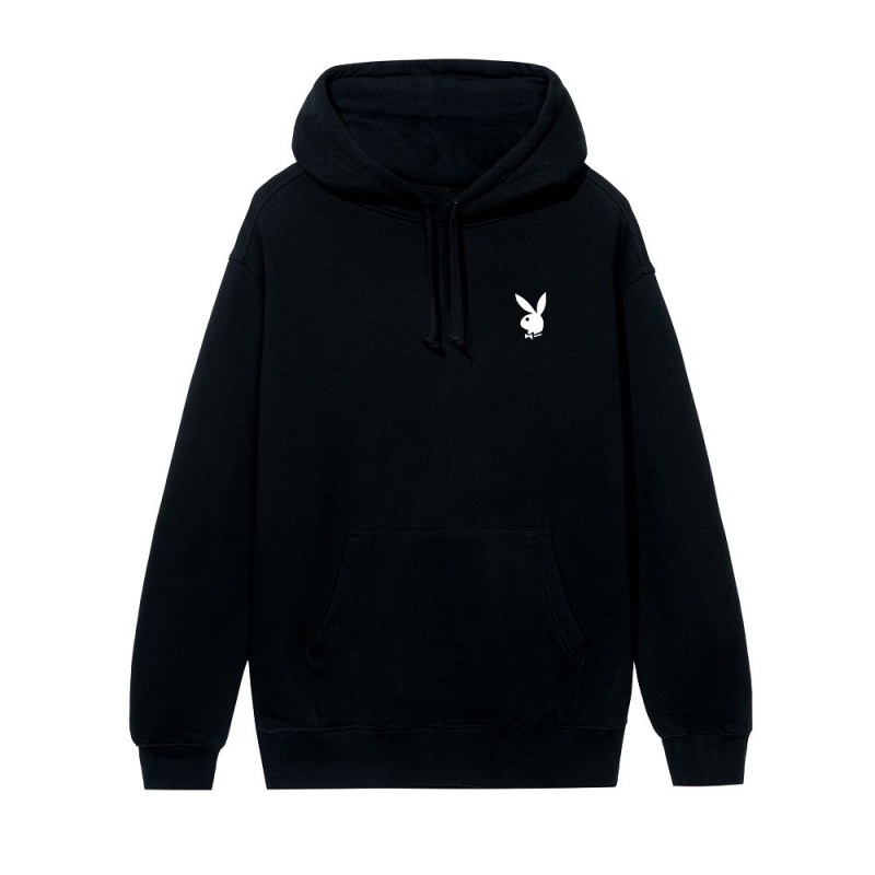 Black Men's Playboy Pride Is Good Hoodies | PLBY-593048