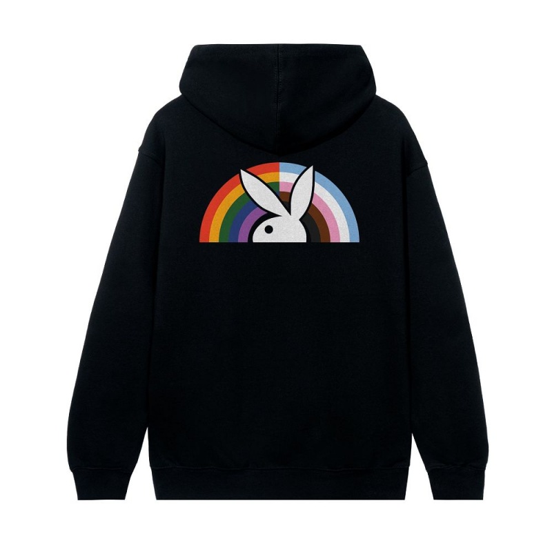 Black Men\'s Playboy Pride Is Good Hoodies | PLBY-593048
