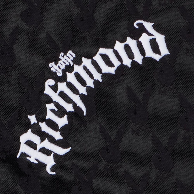 Black Men's Playboy x John Richmond Track Jackets | PLBY-593086