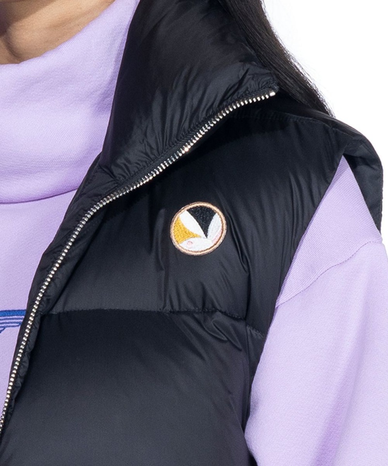 Black Women's Playboy Pointelle Logo Flare Jackets | PLBY-592872