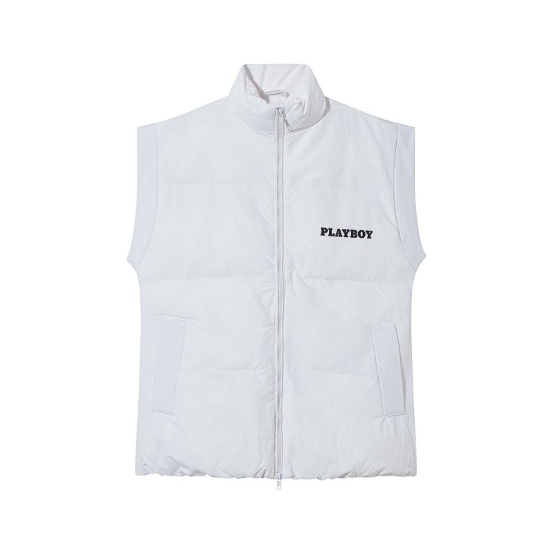 Black Women's Playboy Repeating Logo Jackets | PLBY-592863