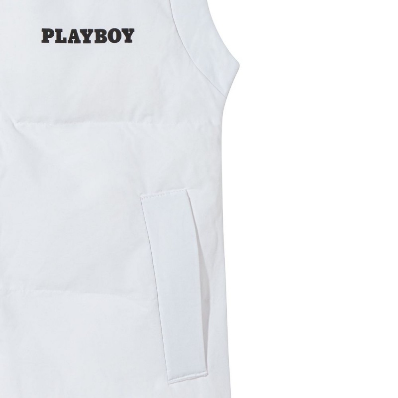 Black Women's Playboy Repeating Logo Jackets | PLBY-592863