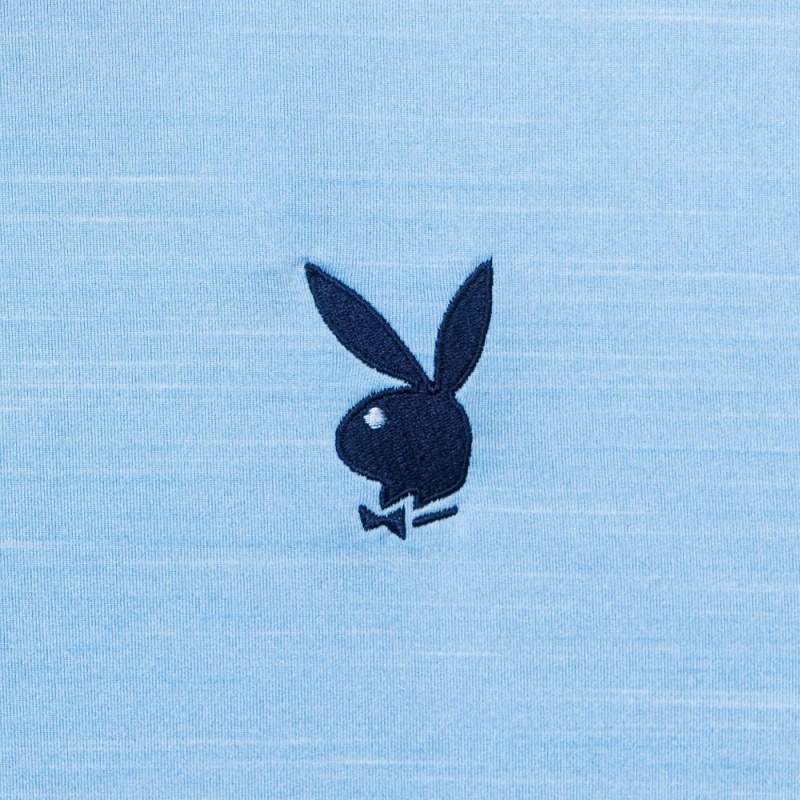 Blue Men's Playboy Puma Golf Monarch Performance Polo T-shirts | PLBY-593246
