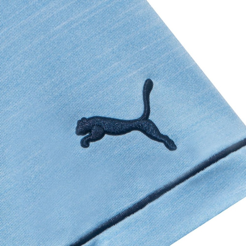 Blue Men's Playboy Puma Golf Monarch Performance Polo T-shirts | PLBY-593246