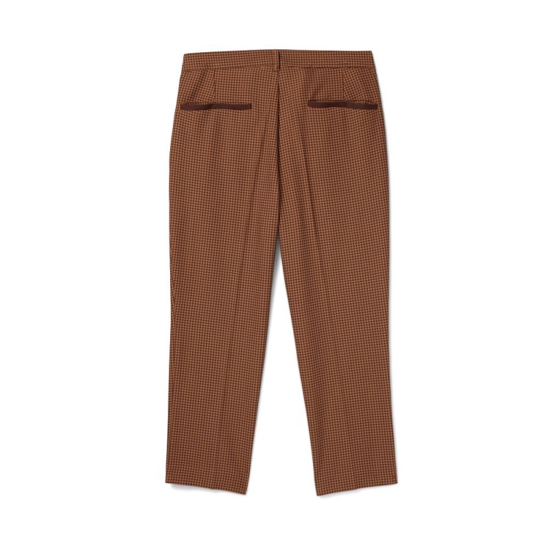 Brown Women's Playboy x FILA Mardi Track Pants | PLBY-592811