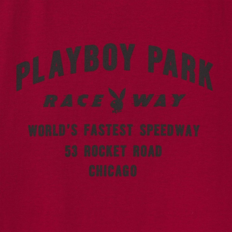 Cardinal Men's Playboy Raceway Muscle k T-shirts | PLBY-593188