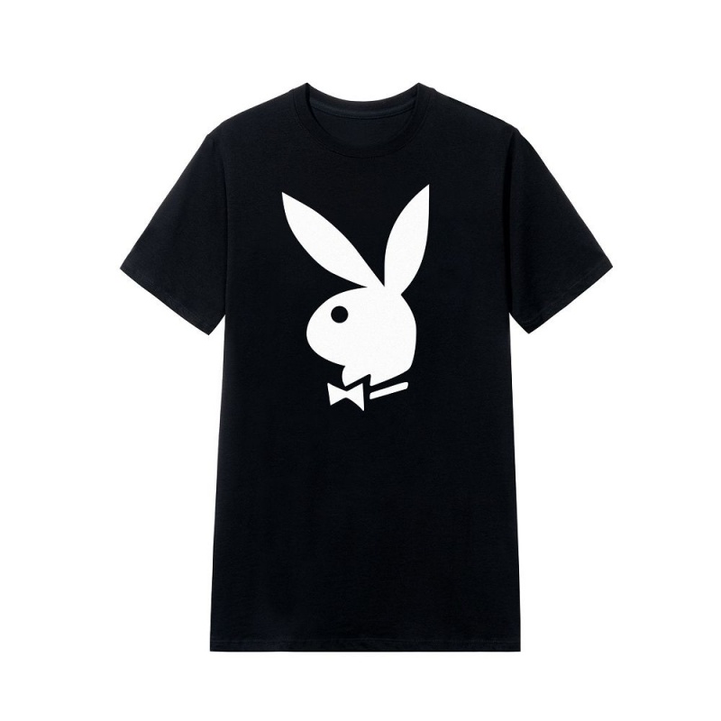 Forest Men's Playboy Classic Rabbit Head T-shirts | PLBY-593111