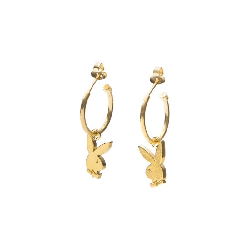 Gold Men's Playboy Enamel Camp Mug Jewelry | PLBY-592916
