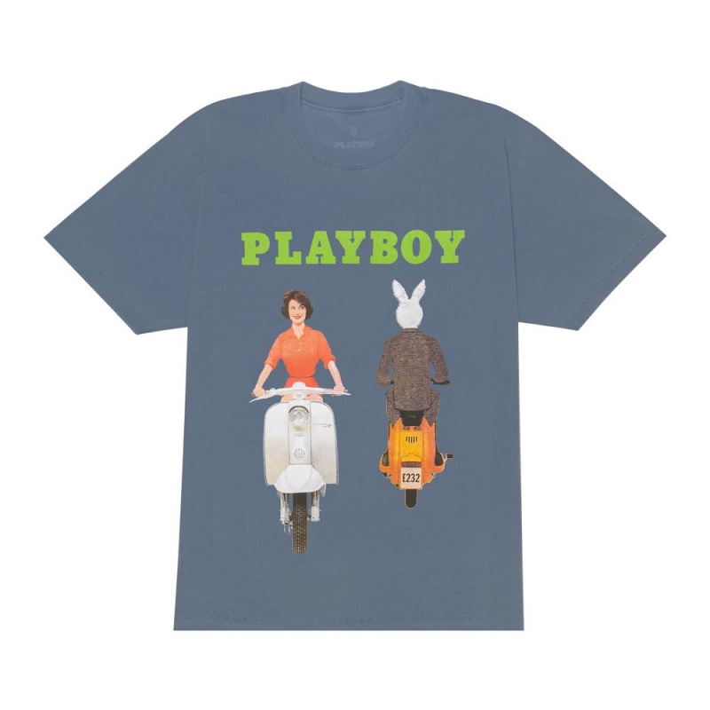 Green Men's Playboy June 1959 Cover T-shirts | PLBY-593265