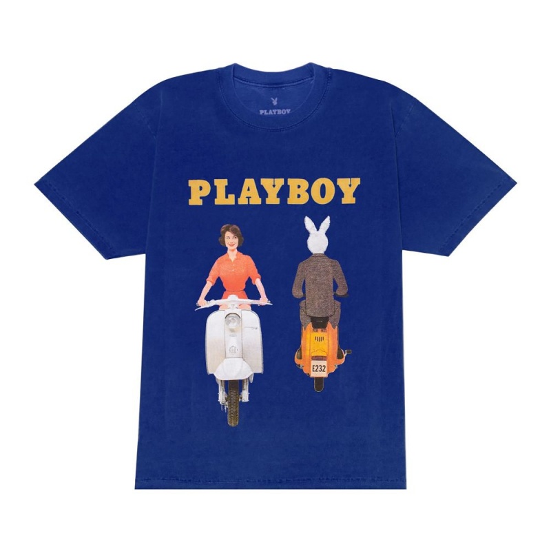 Green Men's Playboy June 1959 Cover T-shirts | PLBY-593265
