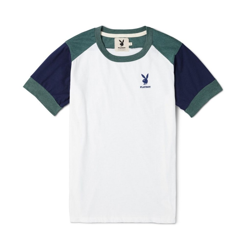 Green Men's Playboy Team Jersey T-shirts | PLBY-593206