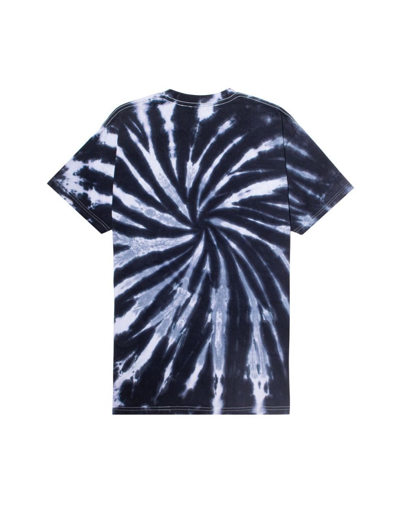 Greyscale Men's Playboy x Color Bars Spiral Tie-Dye T-shirts | PLBY-593253