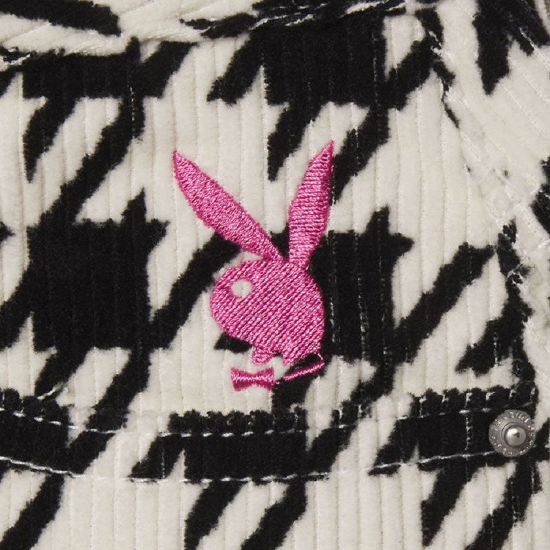 Houndstooth Women's Playboy The March 1975 Cover Scoop Neck Joggers | PLBY-592740