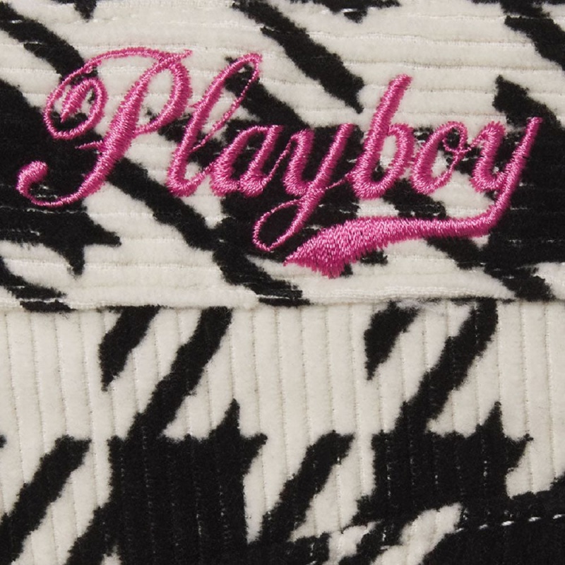 Houndstooth Women's Playboy The March 1975 Cover Scoop Neck Joggers | PLBY-592740