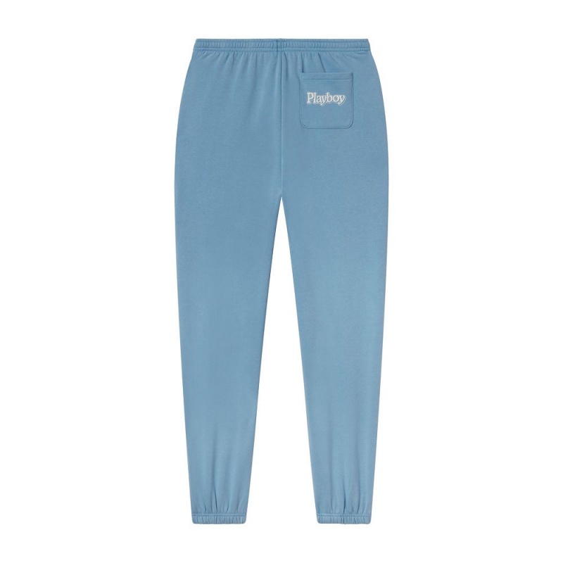 Light Blue Women's Playboy Bunny Dominatrix - 4pcs Set Joggers | PLBY-592797