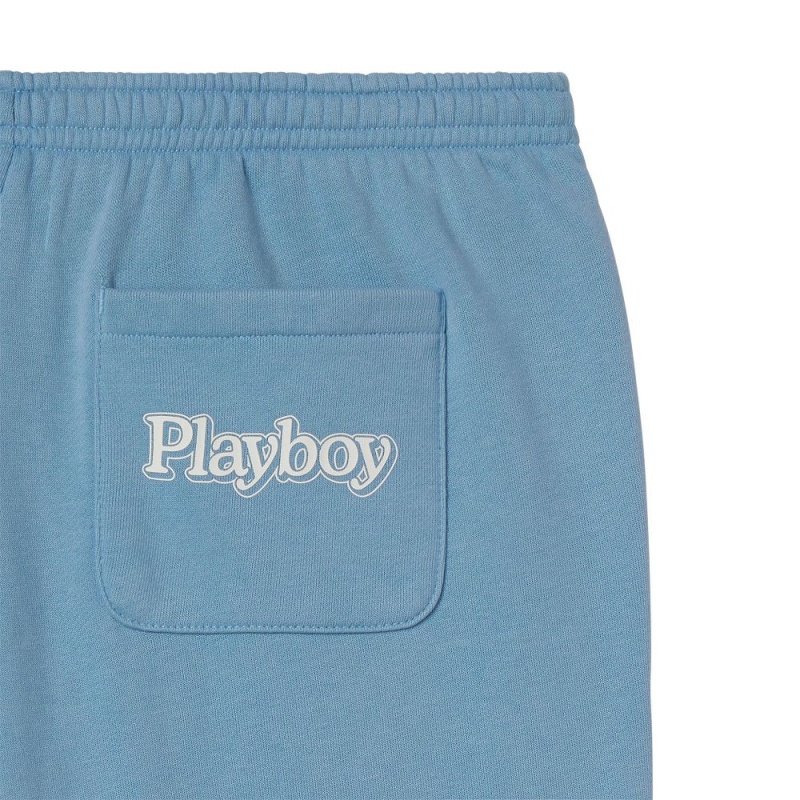 Light Blue Women's Playboy Bunny Dominatrix - 4pcs Set Joggers | PLBY-592797