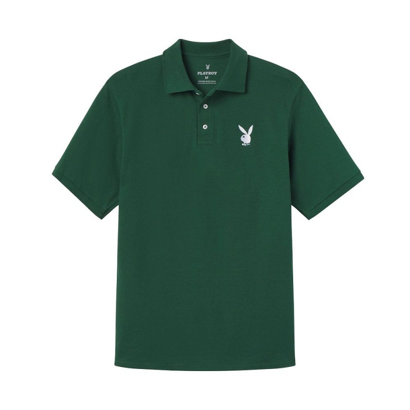 Maroon Men's Playboy Performance Rabbit Head T-shirts | PLBY-593245