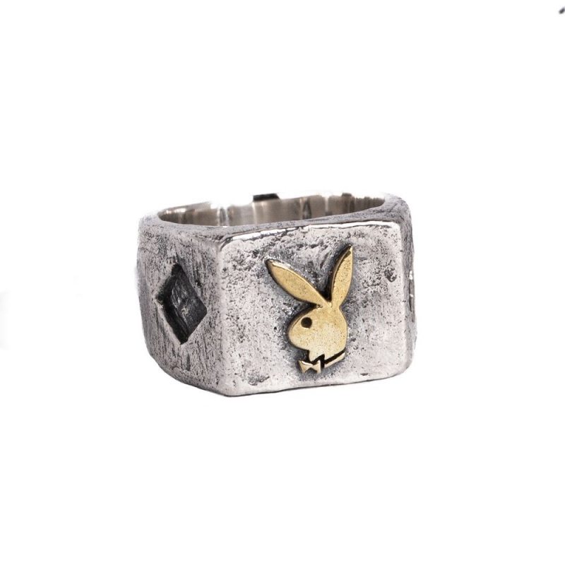 Men's Playboy Bunny Huggie Hoops Jewelry | PLBY-592918