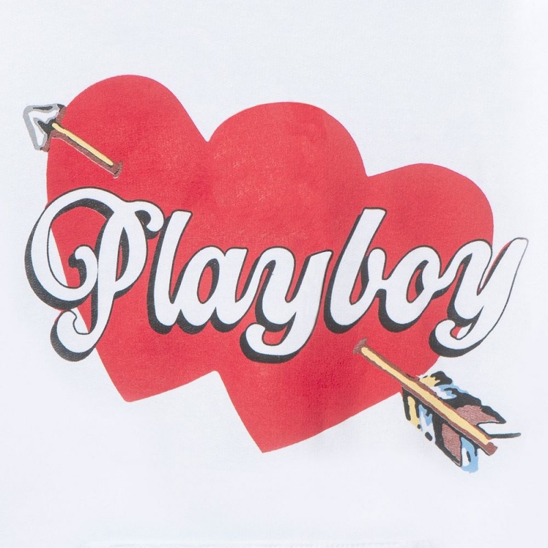 Men's Playboy Cupid Hoodies | PLBY-593091