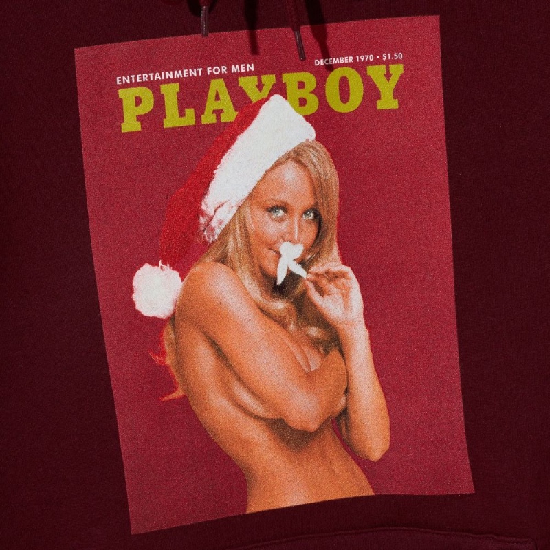 Men's Playboy December 1970 Cover Hoodies | PLBY-593066