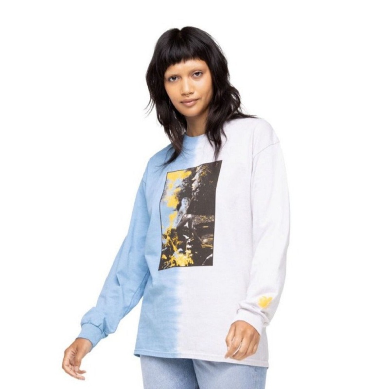 Men's Playboy February 2019 Playmate Megan Moore Dip-Dye Long Sleeve Jackets | PLBY-593089
