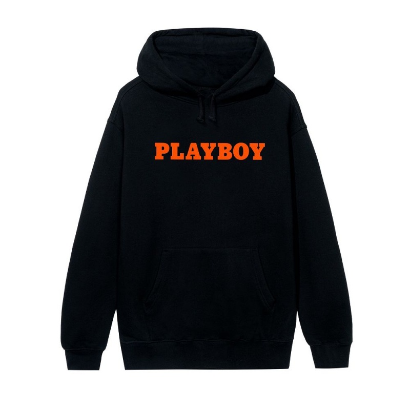 Men's Playboy Fire Starter Hoodies | PLBY-593029