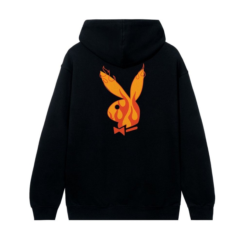 Men\'s Playboy Fire Starter Hoodies | PLBY-593029