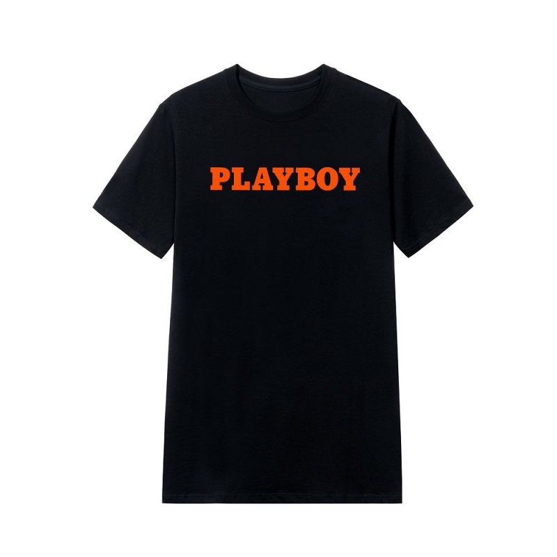 Men's Playboy Fire Starter T-shirts | PLBY-593146