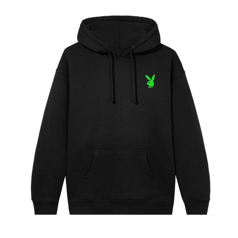 Men's Playboy Horror Film Masthead Hoodies | PLBY-593031