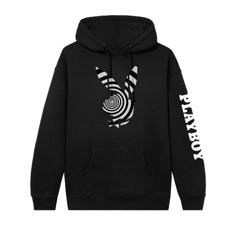 Men\'s Playboy Hypnotic Rabbit Head Hoodies | PLBY-593032