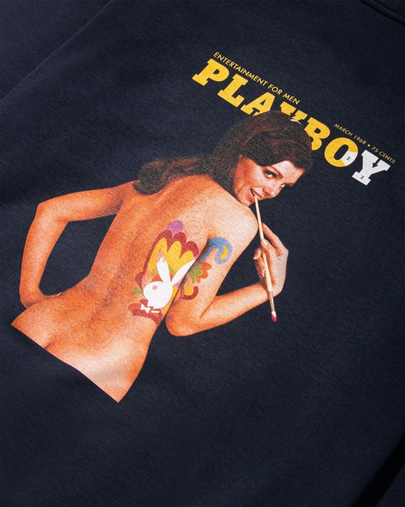 Men's Playboy March 1968 Cover Hoodies | PLBY-593093