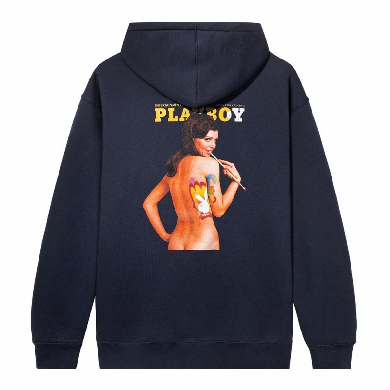 Men\'s Playboy March 1968 Cover Hoodies | PLBY-593093