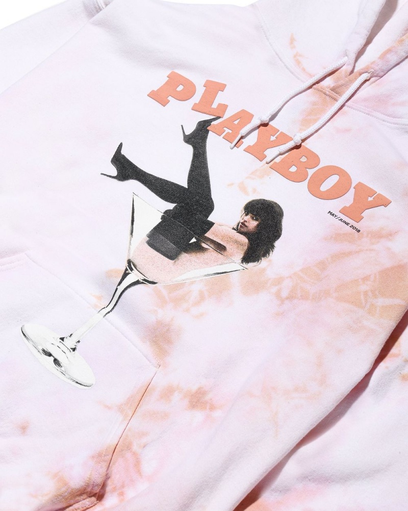 Men's Playboy May/June 2018 Cover Tie-Dye Hoodies | PLBY-593081